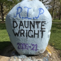 2021-4-26, Oberlin Rock, RIP Daunte Wright.JPG