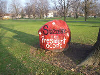 2009-11-21, Oberlin Rock, Suzanne for President OCOPE