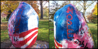 2008-11-4, Oberlin Rock, Obama 2008 Election Day